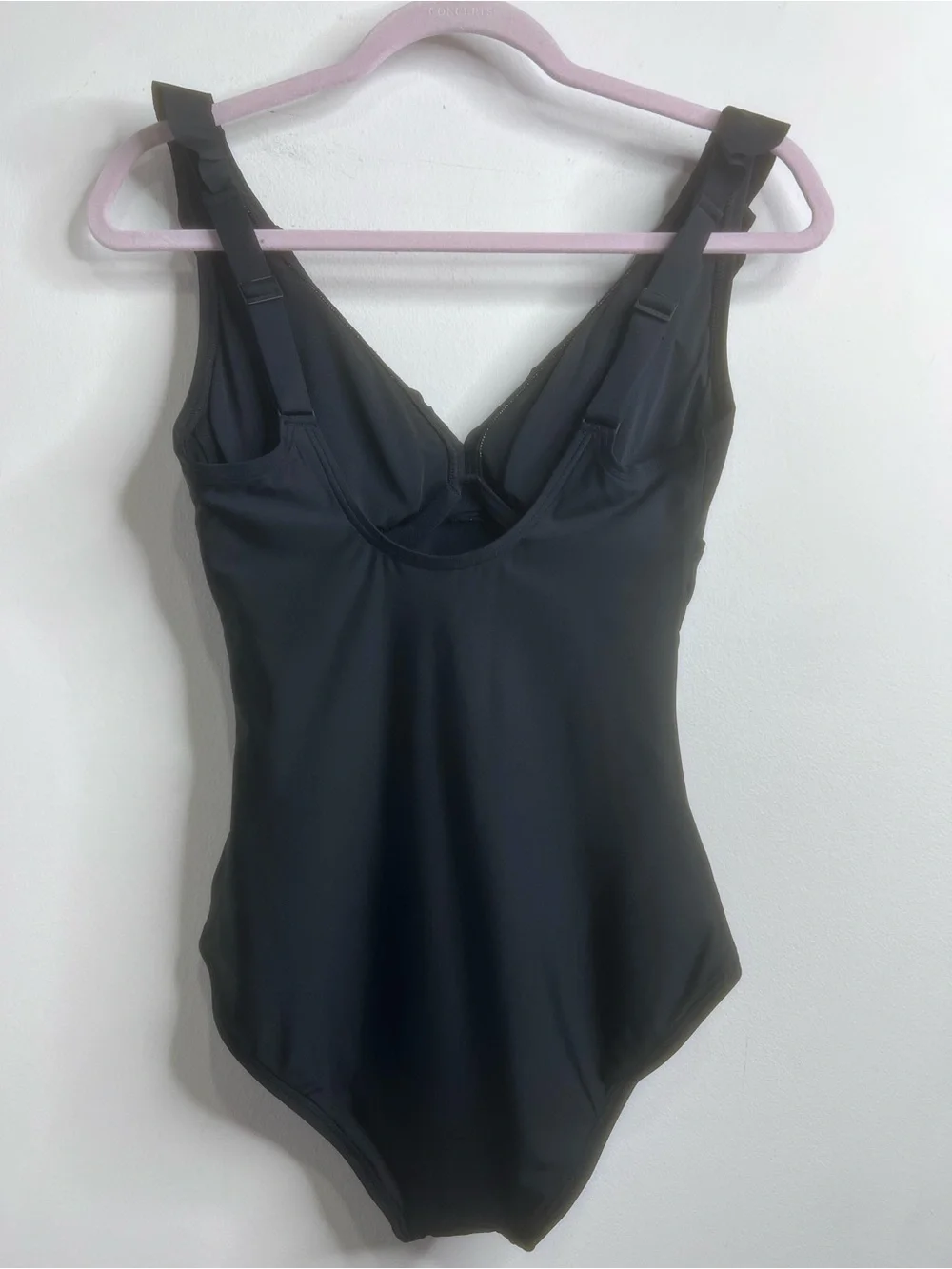 DKNY Women's Ruffle Plunge Underwire Tummy Control One-Piece Swimsuit NWT Size S - Picture 12 of 16
